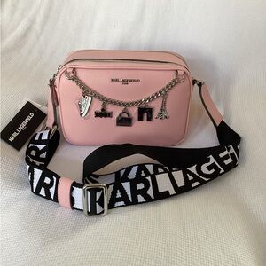 Karl Lagerfeld Pink Crossbody Bag